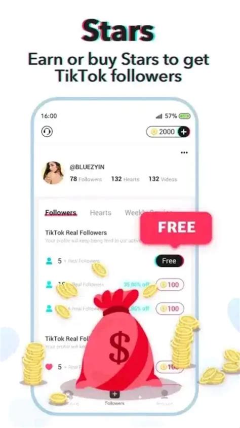 Boost your profile to get Unlimited followers & video likes on your favorite social network, must be famous!   How it works: Earn stars to promote your . . Tikfollowers unlimited stars
